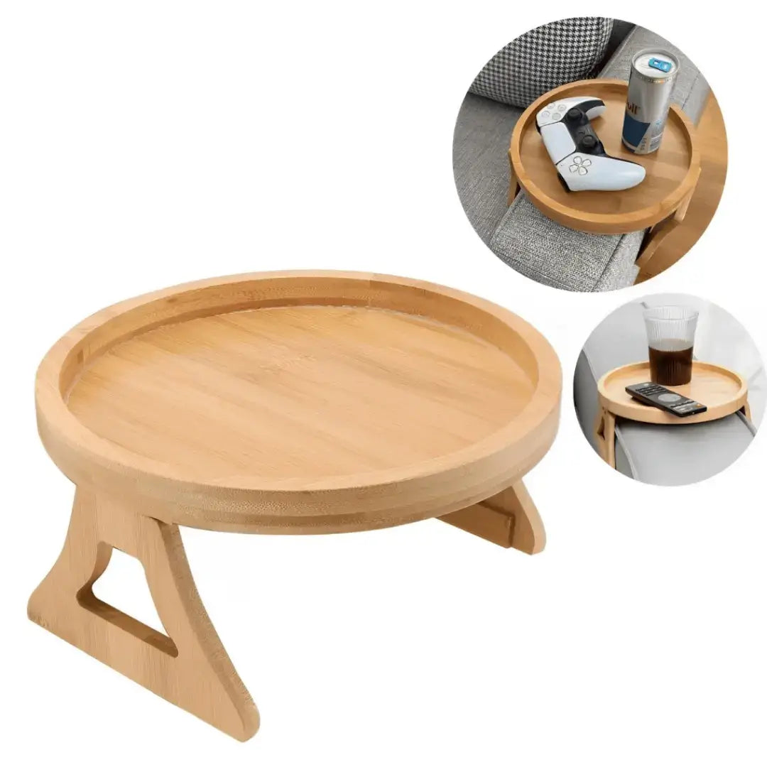 Bandeja Dobrável para Braço de Sofá