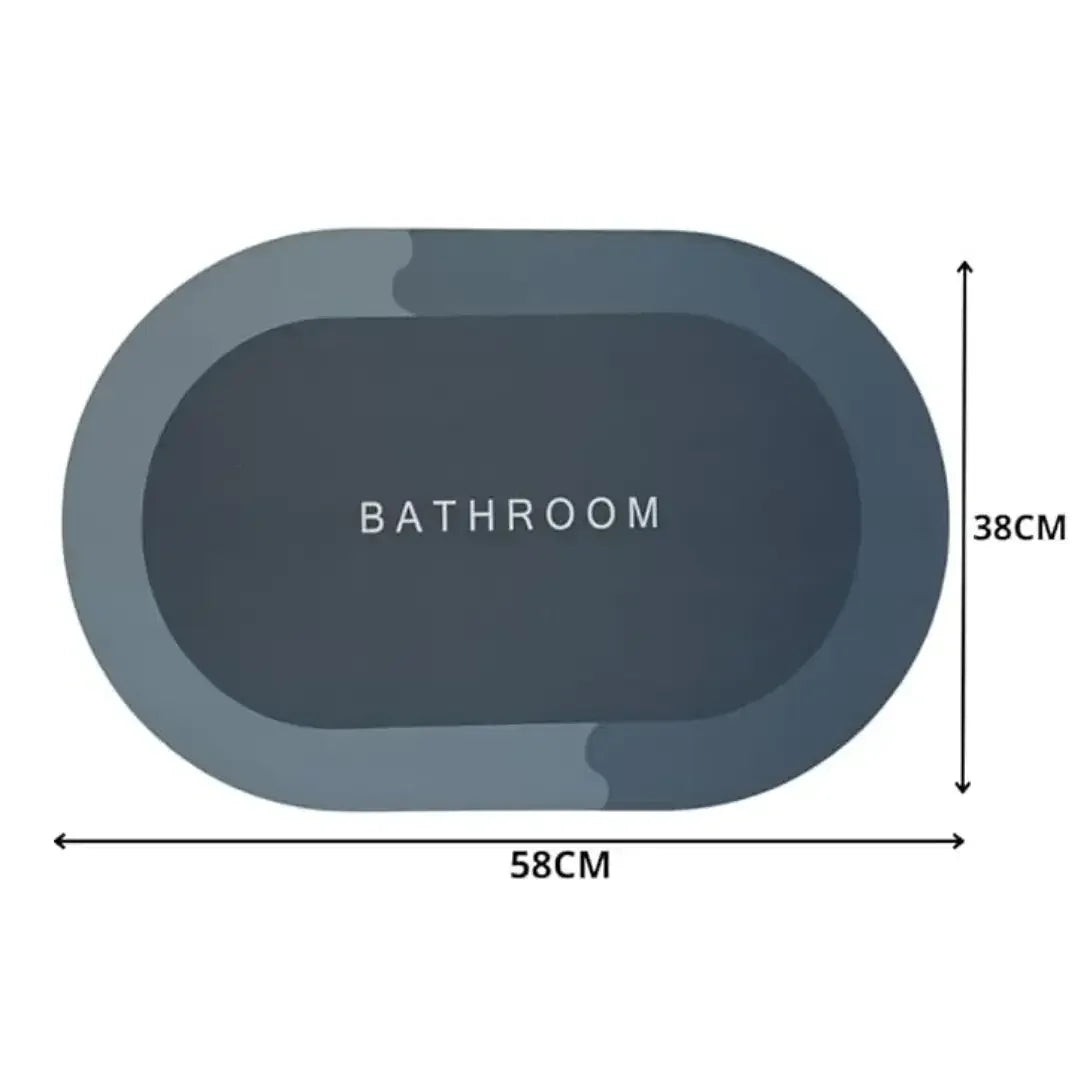 Tapete Mágico Absorvente Antiderrapante para Banheiro