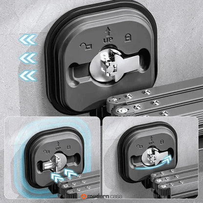 Varal Sem Perfuração Extensível Dobrável