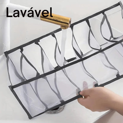 Organizador Tipo Colmeia para Roupas Íntimas Kit 3 Peças