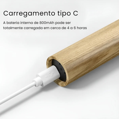 Luminária Recarregável com Sensor de Movimento
