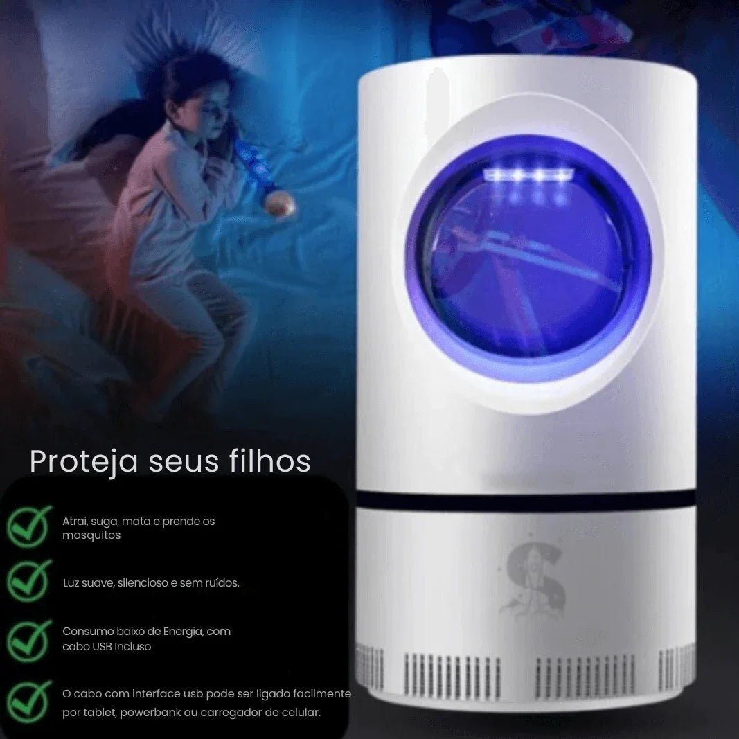 Armadilha Mata Mosquito Ultravioleta