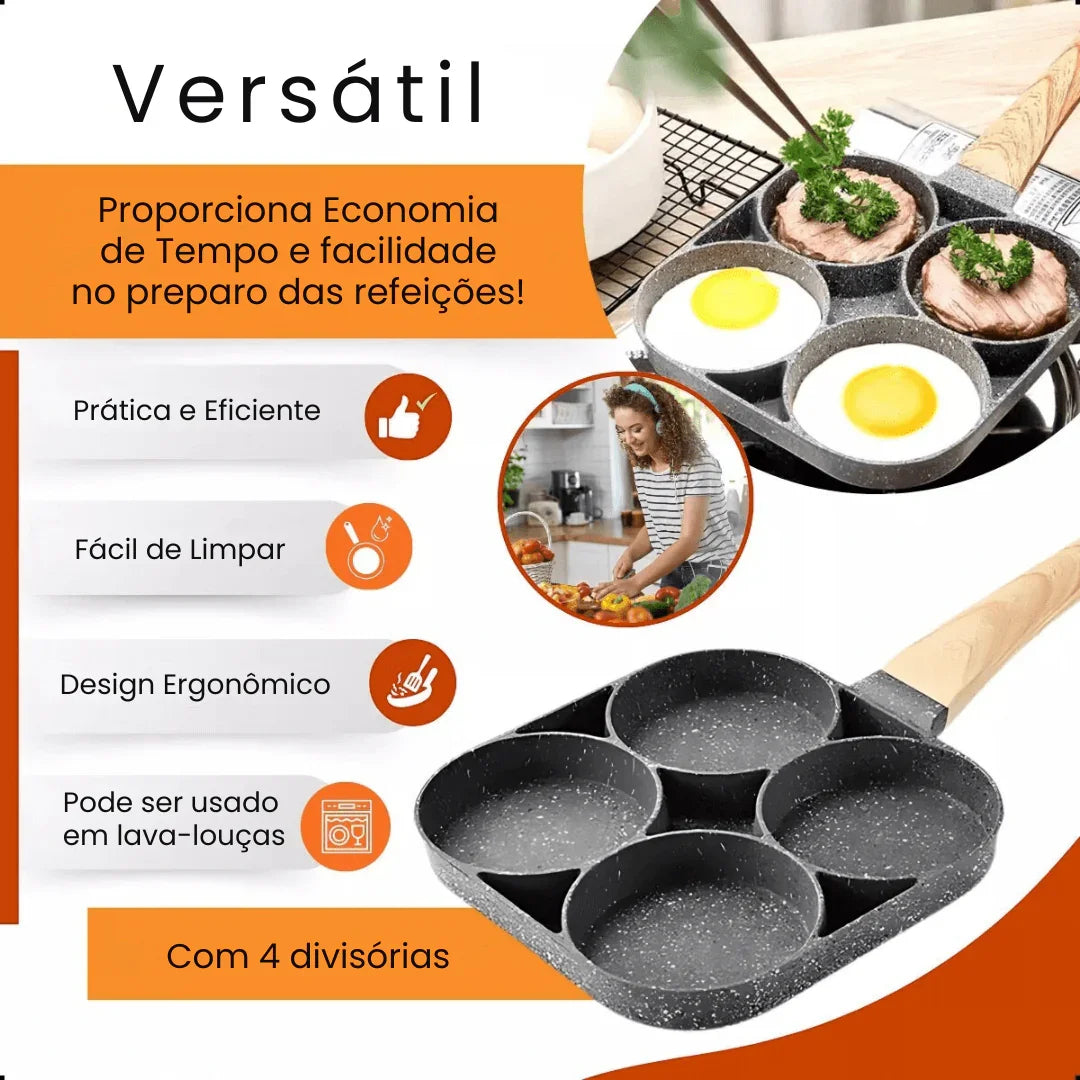 Frigideira Antiaderente 4 em 1