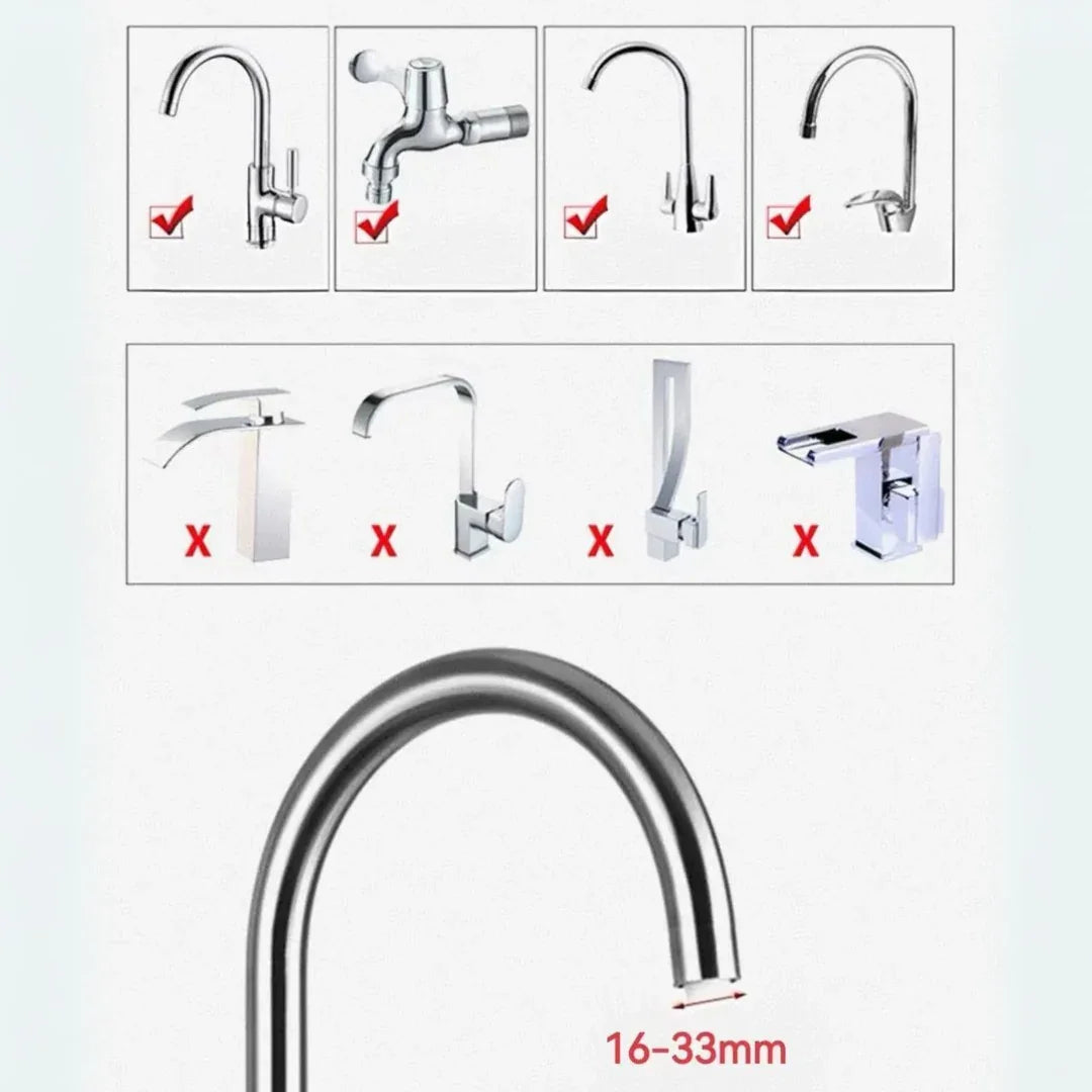 Mini Purificador de Água com Filtro para Torneira