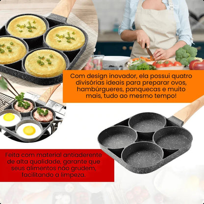 Frigideira Antiaderente 4 em 1
