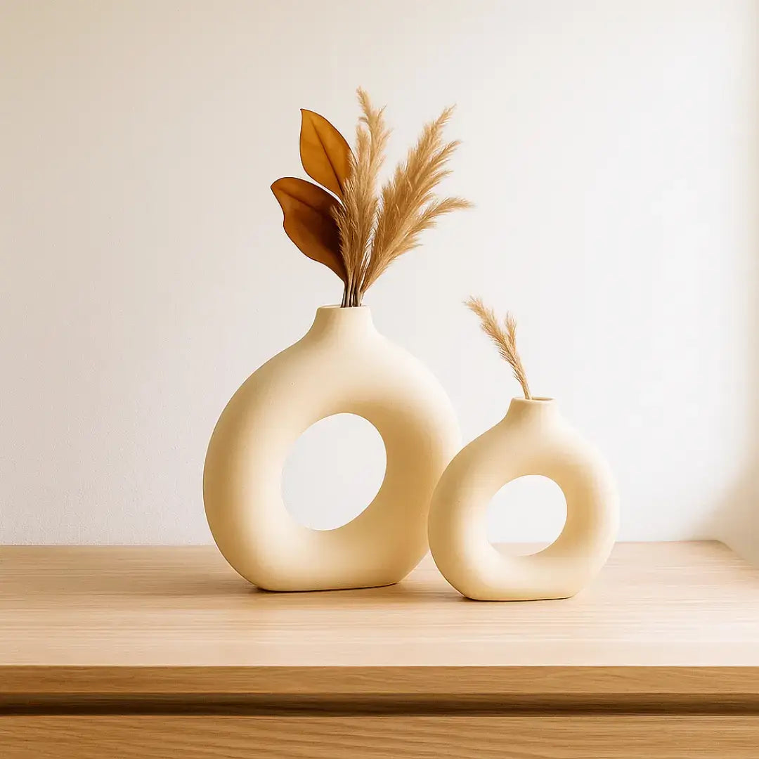 Kit 2 Vasos Redondos Donut