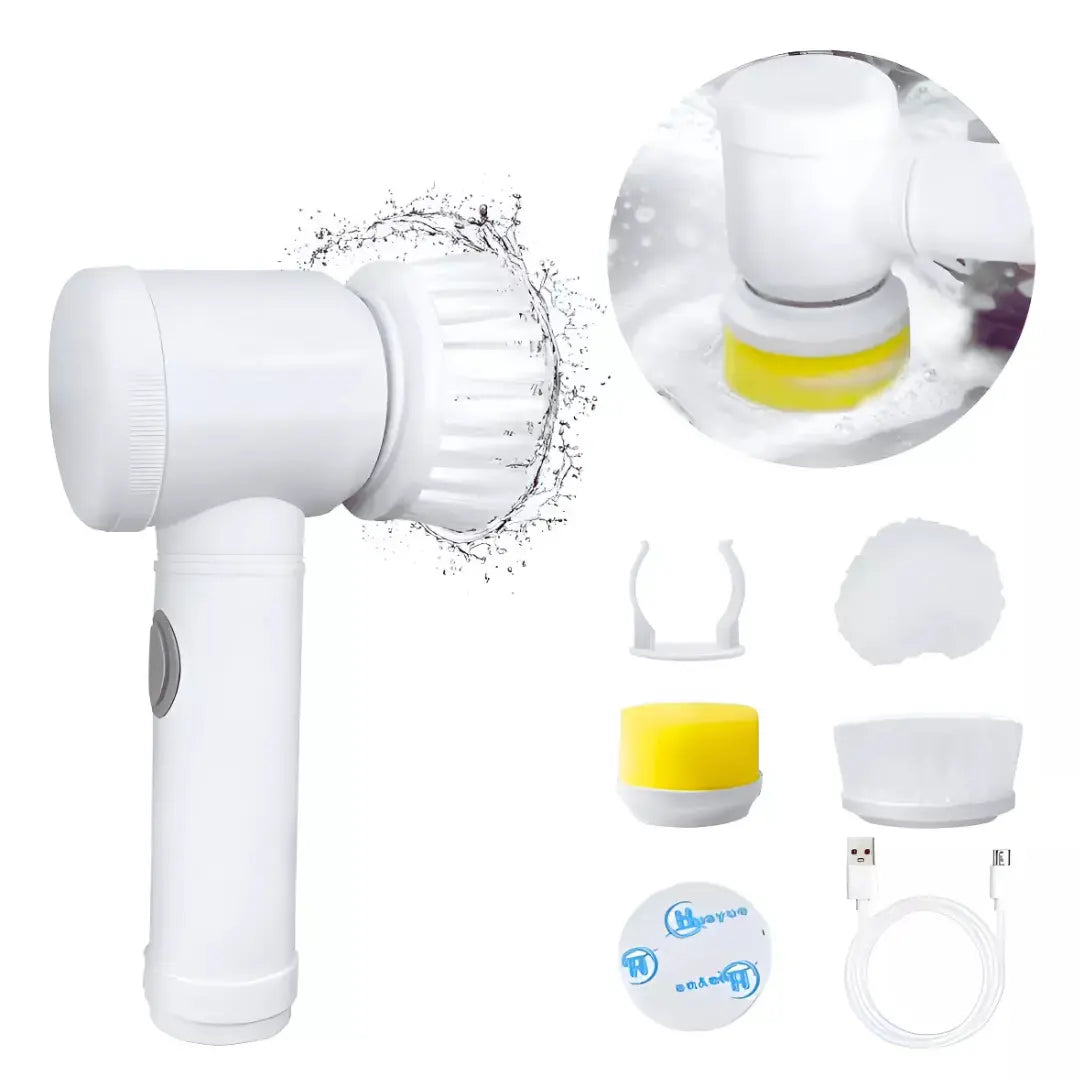 Escova de Limpeza Elétrica Multifuncional Turbo Clean