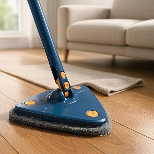Mop de Limpeza Triangular 360° + Refil Grátis