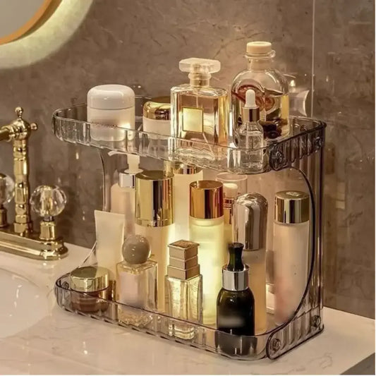 Organizador Multiuso de Acrílico com 2 Andares