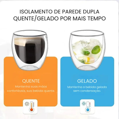 Copo de Café com Parede Dupla 100ml