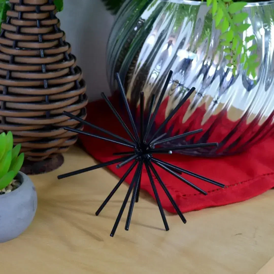 Escultura Ouriço do Mar em Metal