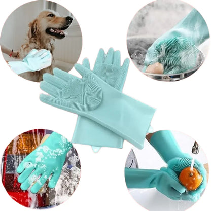 Luva de Limpeza em Silicone Multiuso