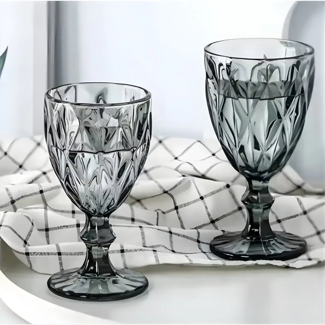 Jogo de Taças Diamond 6 peças Fumê