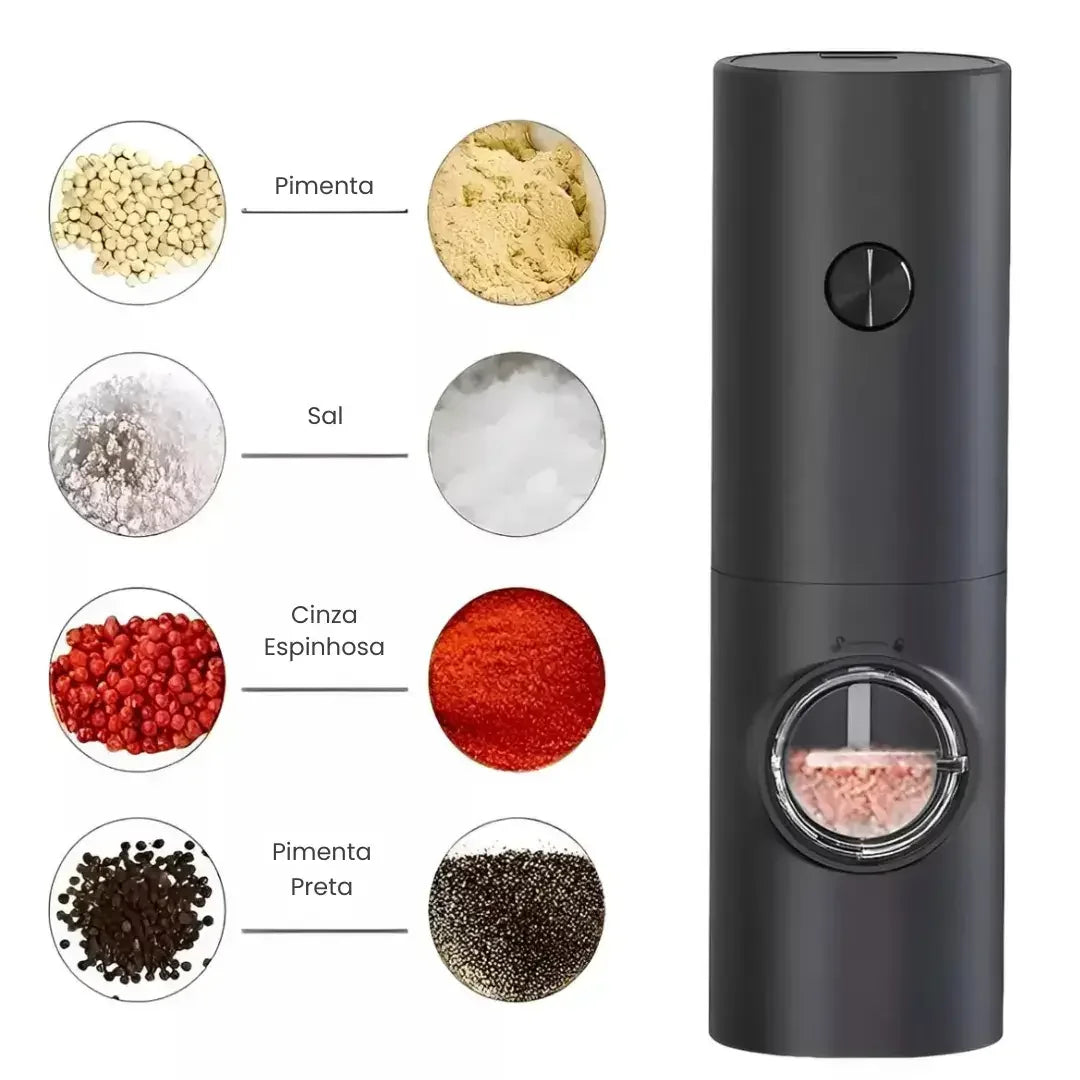 Moedor Automático de Sal e Pimenta
