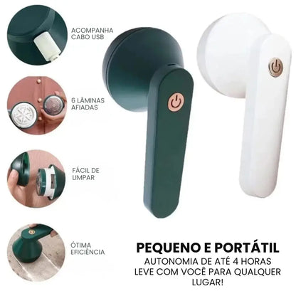 Aparador de Bolinhas e Pelos Elétrico Portátil