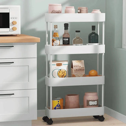 Carrinho Organizador Multiuso Com Rodinhas