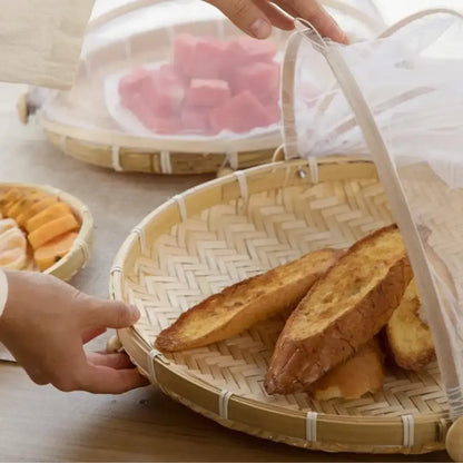 Cesto Porta Pães de Bambu