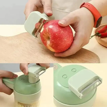 Picador e Cortador Elétrico de Legumes Multifuncional