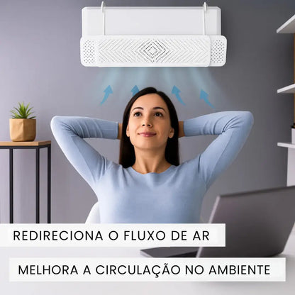 Defletor Direcionador de Ar para Split