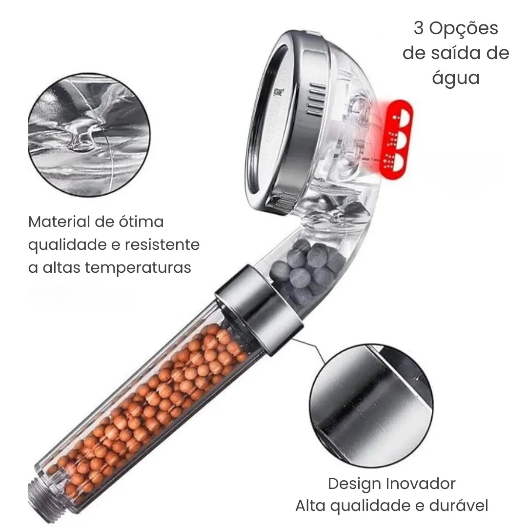 Ducha de Alta Pressão com Filtragem Iônica