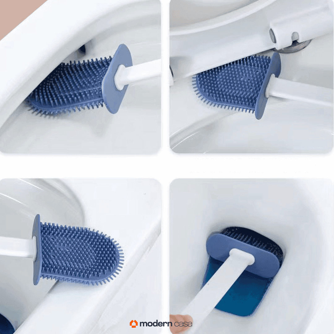 Escova de Limpeza Sanitária Silicone 2 em 1