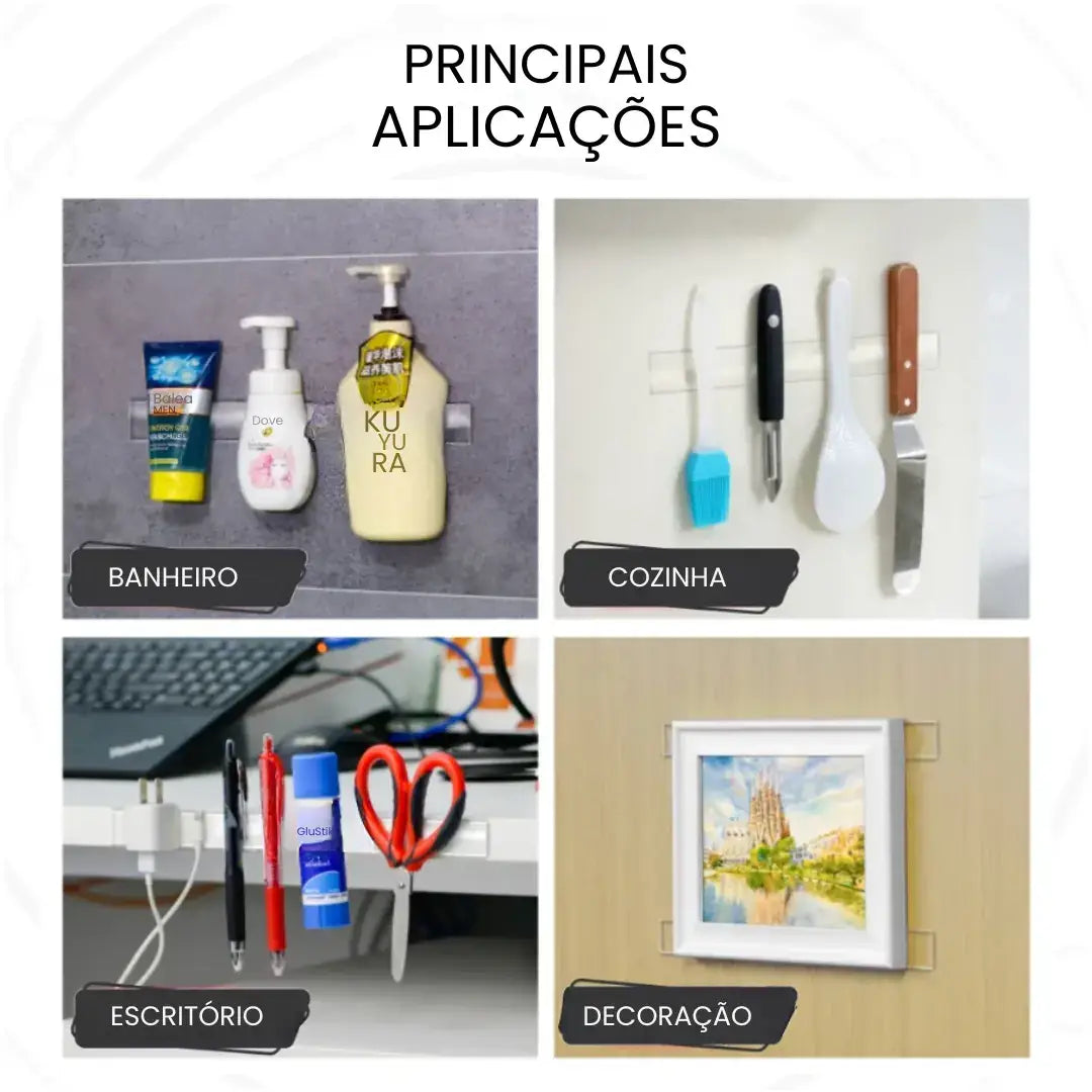 Fita Adesiva Dupla Face Extra Forte Transparente NanoGel