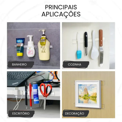 Fita Adesiva Dupla Face Extra Forte Transparente NanoGel