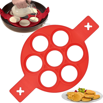 Forma para Panquecas em Silicone Antiaderente - Compre 2 Leve 3