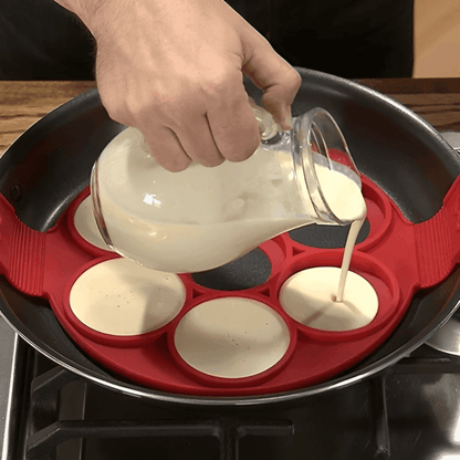 Forma para Panquecas em Silicone Antiaderente - Compre 2 Leve 3