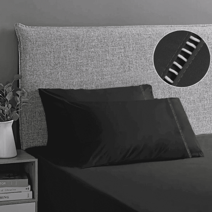 Jogo de Lençol 400 Fios Micro Percal Ponto Palito