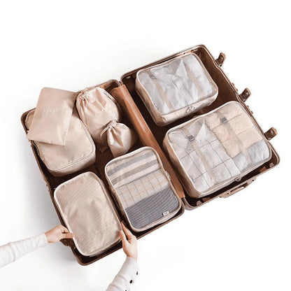 Kit Bolsas Organizadoras Para Mala de Viagem - Compre 5 Leve 7