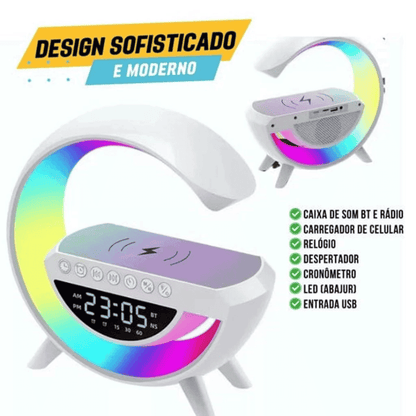 Luminária Com Carregador Multifuncional