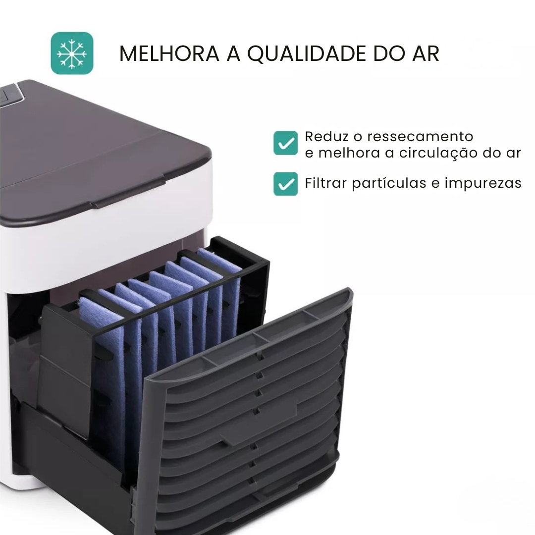 Mini Ar Condicionado Climatizador Portátil USB