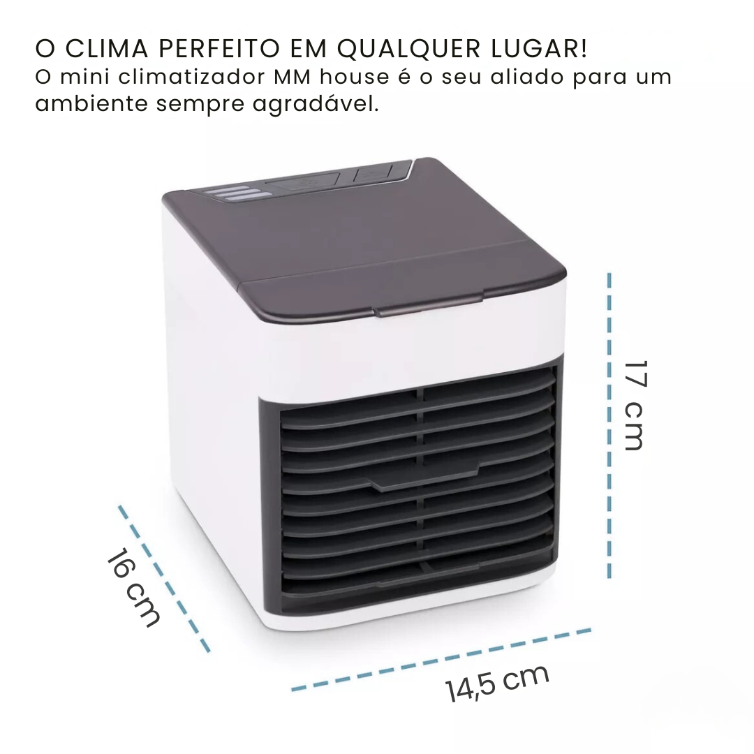 Mini Ar Condicionado Climatizador Portátil USB