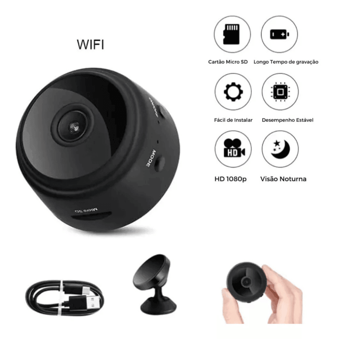 Mini Câmera Espiã Wi-Fi A9