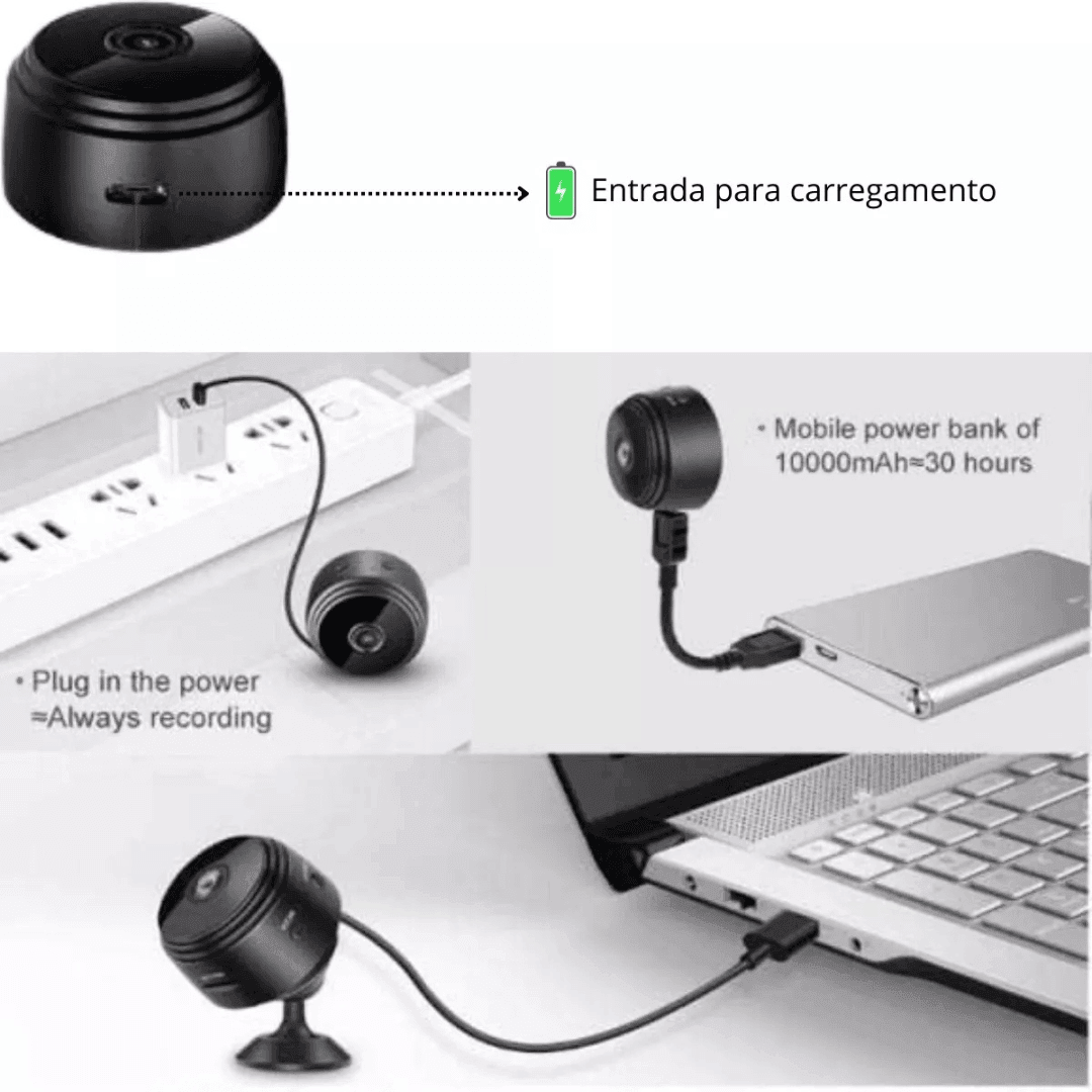 Mini Câmera Espiã Wi-Fi A9