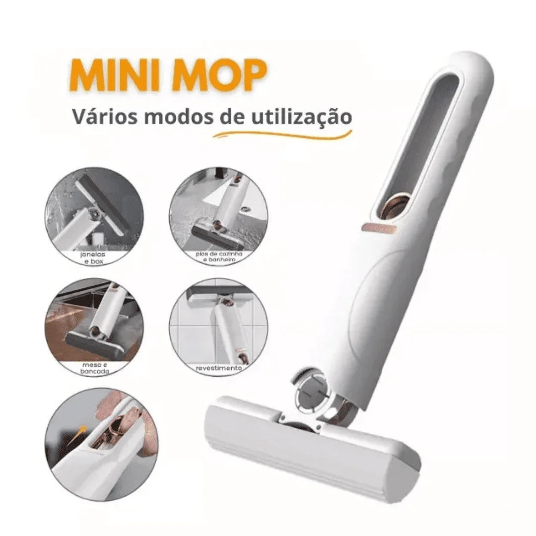 Mini Esfregão MOP Portátil