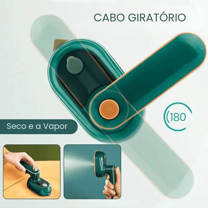 Mini Ferro de Passar Roupas a Vapor