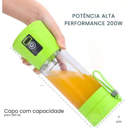 Mini Liquidificador Portátil USB Recarregável