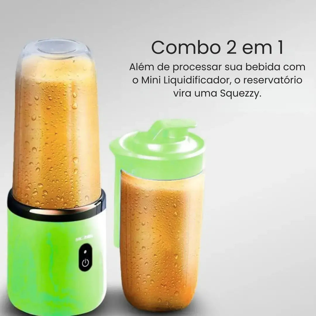 Mini Liquidificador Portátil com Copo Extra