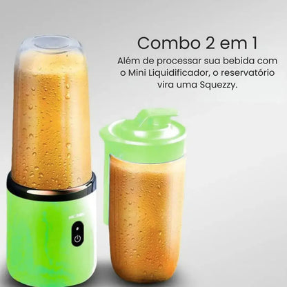 Mini Liquidificador Portátil com Copo Extra