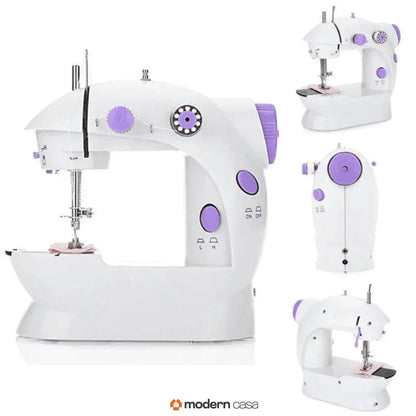 Mini Máquina Costura Portátil Elétrica
