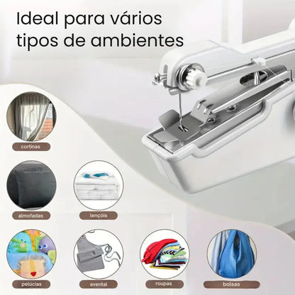 Mini Máquina de Costura Manual Portátil