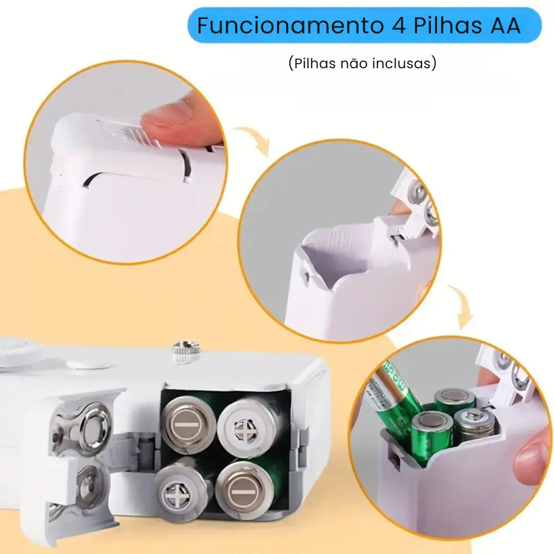 Mini Máquina de Costura Manual Portátil