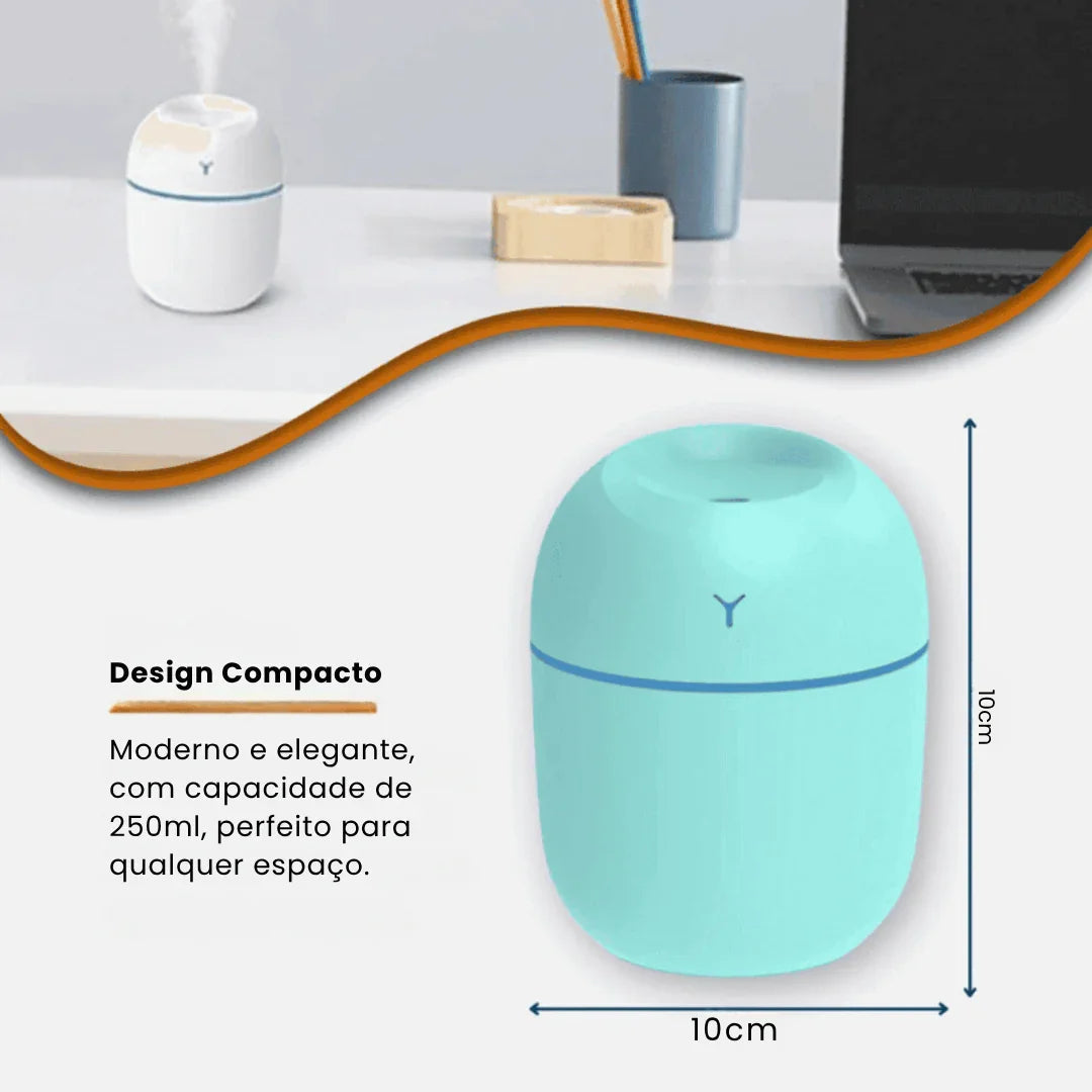 Mini Umidificador de Ar Portátil