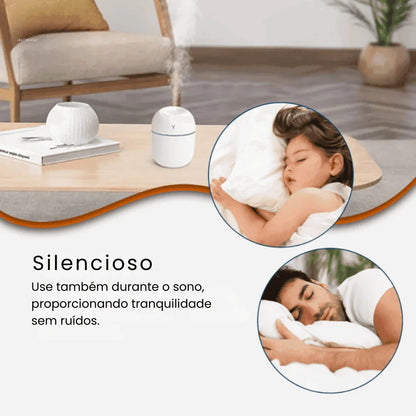 Mini Umidificador de Ar Portátil