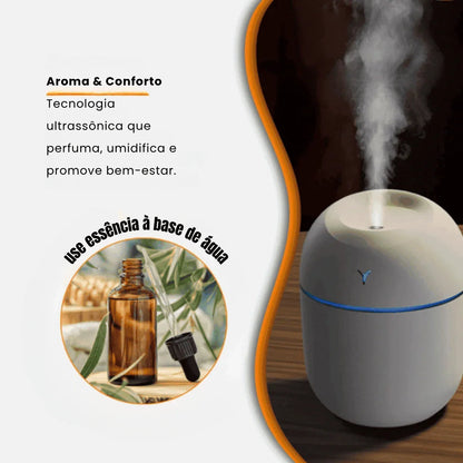 Mini Umidificador de Ar Portátil