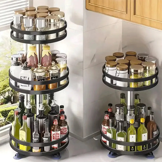 Organizador de Temperos e Condimentos Rotativo