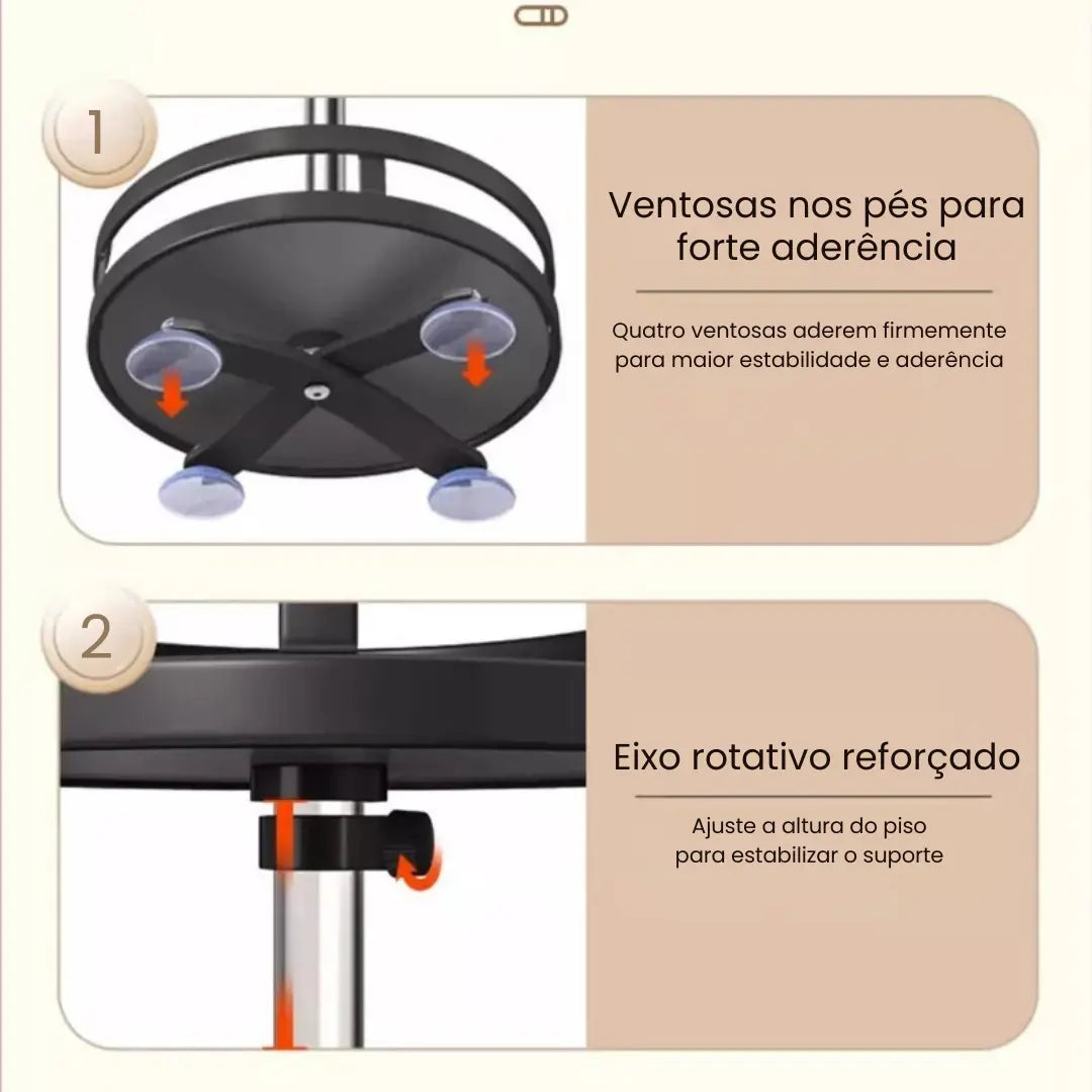 Organizador de Temperos e Condimentos Rotativo
