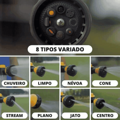 Pistola de Alta Pressão com Espuma 8 em 1